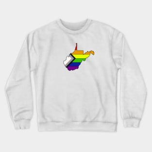 Progress pride flag - West virginia Crewneck Sweatshirt